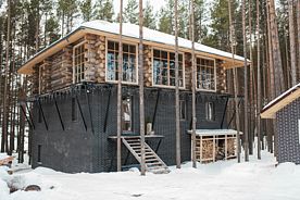 Трехэтажный дом с игровой гостиной (бильярд, покер), Усадьба Karhumaki Sport&Spa , Медвежьегорск