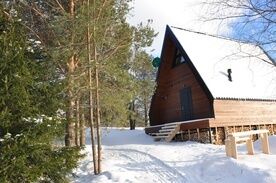 Коттедж №2 (4+2), База отдыха Eco Hut, Лахденпохский район