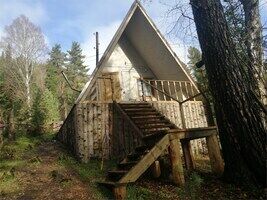 Дом Шалаш, База отдыха Баба Яга, село Артыбаш