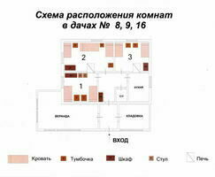 Улучшенная стандартная дача №  8, 9, 10, 12, 13, 16, База отдыха Шинник