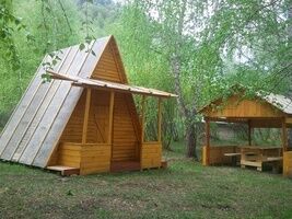 Домик летний 2-х местный «Уютный», Турбаза Амаду