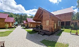 Домик одноэтажный Номера домов: №2, №3, №7, База отдыха TRAVA, Бирюзовая Катунь