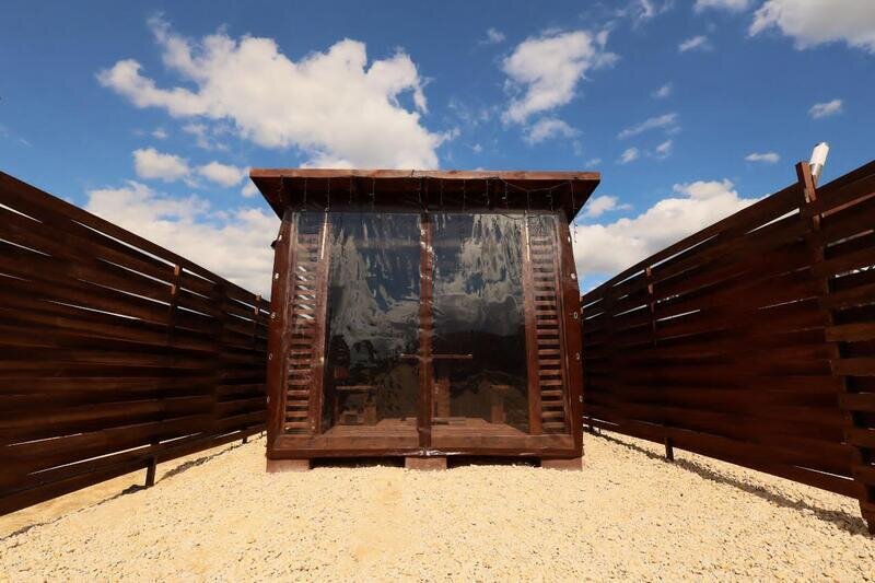 По Щучьему Велению, коричневый домик в стиле A-Frame на берегу реки, Воронежская область: фото 4