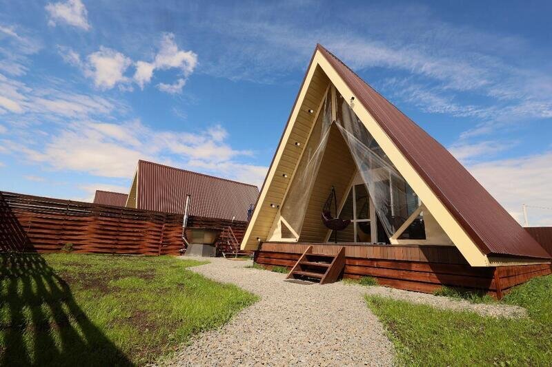 По Щучьему Велению Белый домик в стиле A-Frame на берегу реки, Воронежская область: фото 3