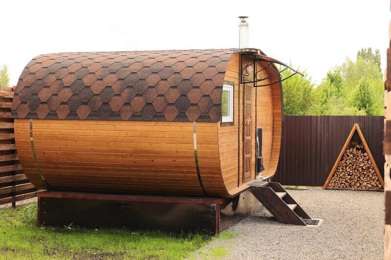 По Щучьему Велению Белый домик A-frame с чаном, Воронежская область: фото 4