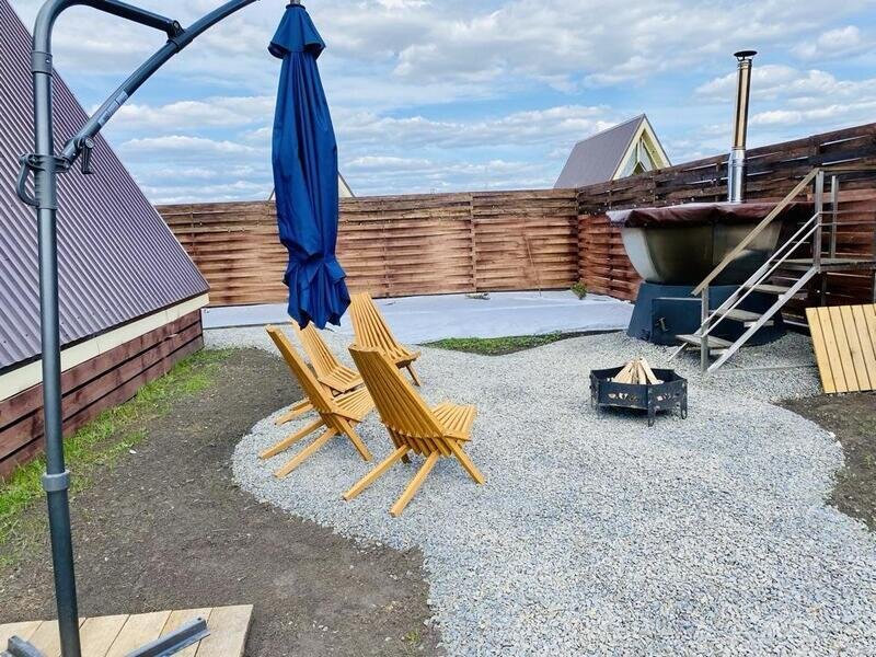 По Щучьему Велению Белый домик A-frame с чаном, Воронежская область: фото 5