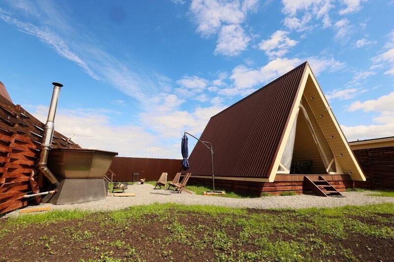По Щучьему Велению Белый домик A-frame с чаном, Воронежская область: фото 2