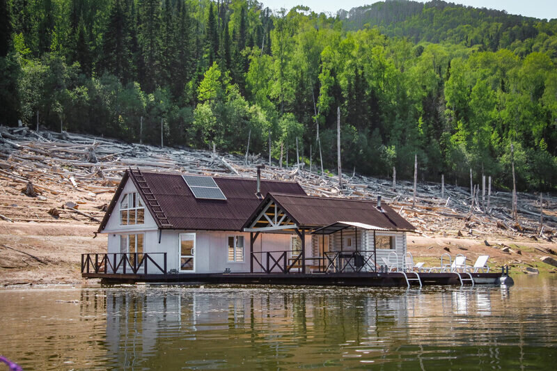 Плавбаза ТАЕЖКА , Красноярский край, Шушенский район