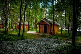 Дом летний 3-х местный, База отдыха Остров, Первоуральск