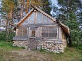 Терраса с камином