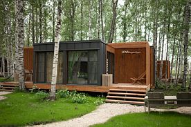 Коттедж c 1 комнатой с красивым видом из окна, Загородные дома Klever House Голубое озеро, Ломоносовский район