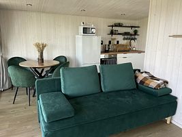 Двухместный коттедж двуспальная кровать, Глэмпинг Дом на Озере у Реки, Каменский