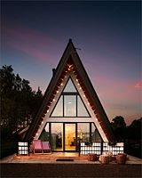 Дом A-Frame, Глэмпинг Бухта Беринга, Оса