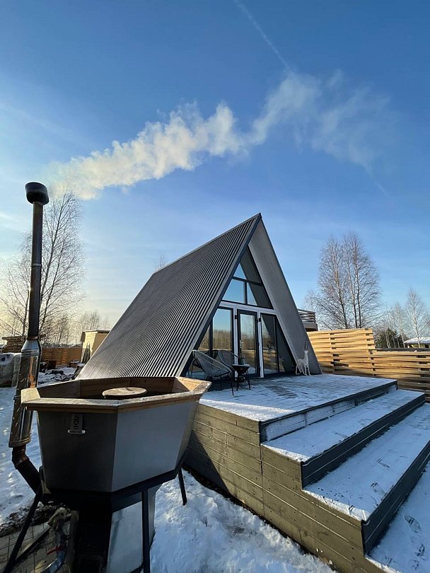 Глэмпинг Relax Villas A-Frame (Релакс Виллас Афрейм), Московская область, Павловский Посад Богородский район Ногинск Орехово-Зуево Павловский Посад Электросталь