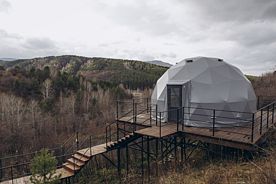 Сфера (геокупол) «Графитовая», Гостевой комплекс Глэмпинг 11, Белокуриха