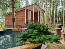 Стильный панорамный дом с Теплой Купелью и Сауной, Гостевой дом Дача на Рыбинском МОРЕ, Рыбинский район