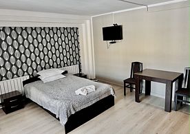 Стандарт двуместный с террасой (дом Катунь), Гостевой дом Гранд Алтай Манжерок, Манжерок
