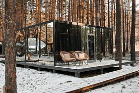Зеркальный дом, База отдыха Pinewood Resort & Spa, Усть-Муны