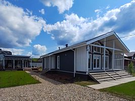 Дом с баней на дровах, Загородный дом МирраДом, Пушкинский район