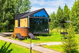 Фридом Барн с купелью, Гостевая деревня Holiday Village Pereslavl , Переславль-Залесский