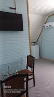 Двухместный полулюкс с видом на горы двуспальная кровать, Гостевой дом Господин постоялец, Каменномостский