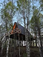 Номер Comfort с балконом и с красивым видом из окна, Глэмпинг На краю земли, Козельский