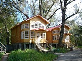 Номер в срубовом доме, База отдыха Ивушка, Красная Глинка
