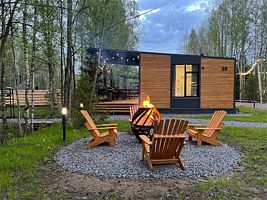 Коттедж с одной спальней, База отдыха Opushka house Александровское оз., Красная Долина