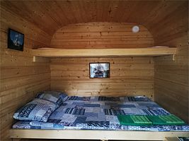 Домик кубо-бочка (семейный), Кемпинг GreenCamping, Полазна
