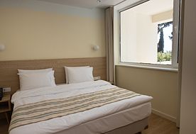 1-мест. (разм. в 2-мест.) станд. с террасой (вид на парк), Отель Portoritsa, Гечрипш