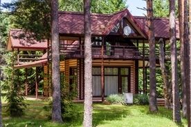 Коттедж «Китайский», Дом отдыха Дивный Мир Хижина, деревня Бараново