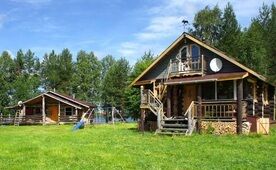 Коттедж Номера домов: 3, База отдыха Ветреный пояс, Сегежский район