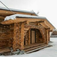Дом кедровый  2-х местный номер, База отдыха Тюнгур , Усть-Кокса