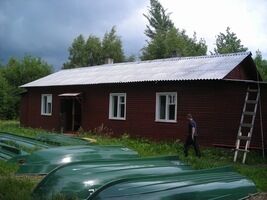 Номер в деревянном домике, Рыболовно-охотничья база Динамо, Кобона