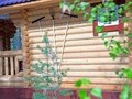 Украшение на стене бани
