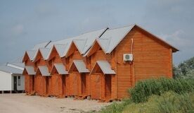 Двухуровневый сруб «Люкс», База активного отдыха Серфприют, Должанская