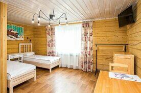 Двухместные апартаменты 2 отдельные кровати, Гостевой дом Sheregeshs WOOD, Шерегеш